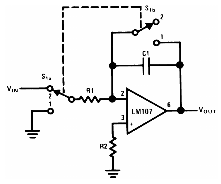 an 20 opamp integrator