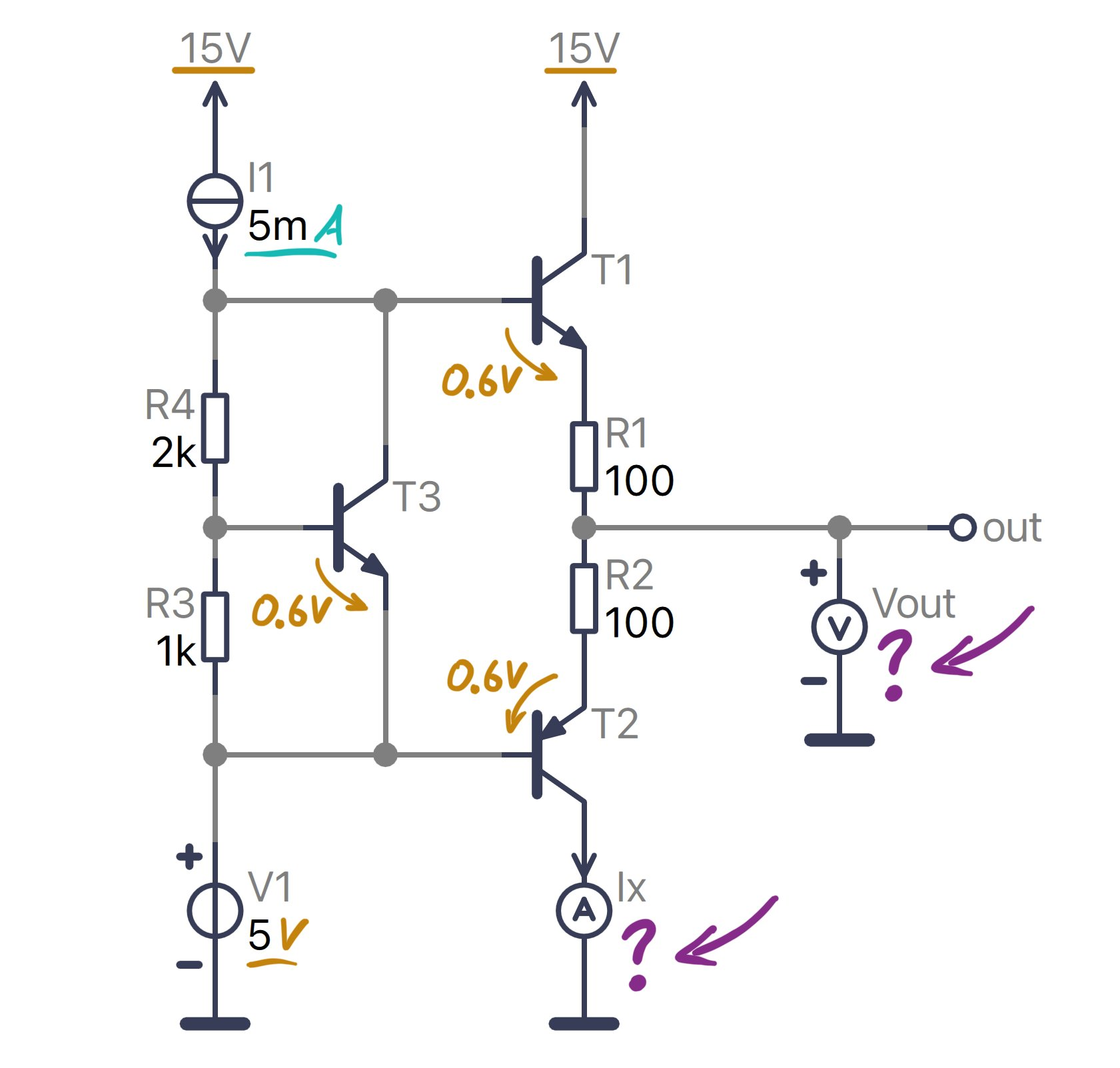 cs bjt pushpull