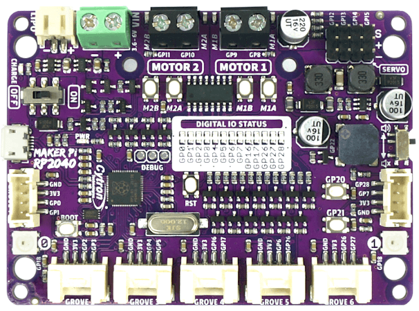 maker pi rp2040 top 1x1 logo
