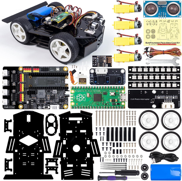 sunfounder pico 4wd kit