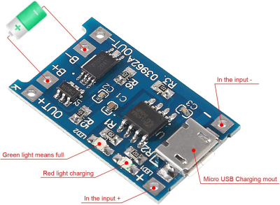 tp4056 charger microusb