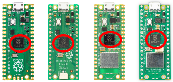 pi pico family